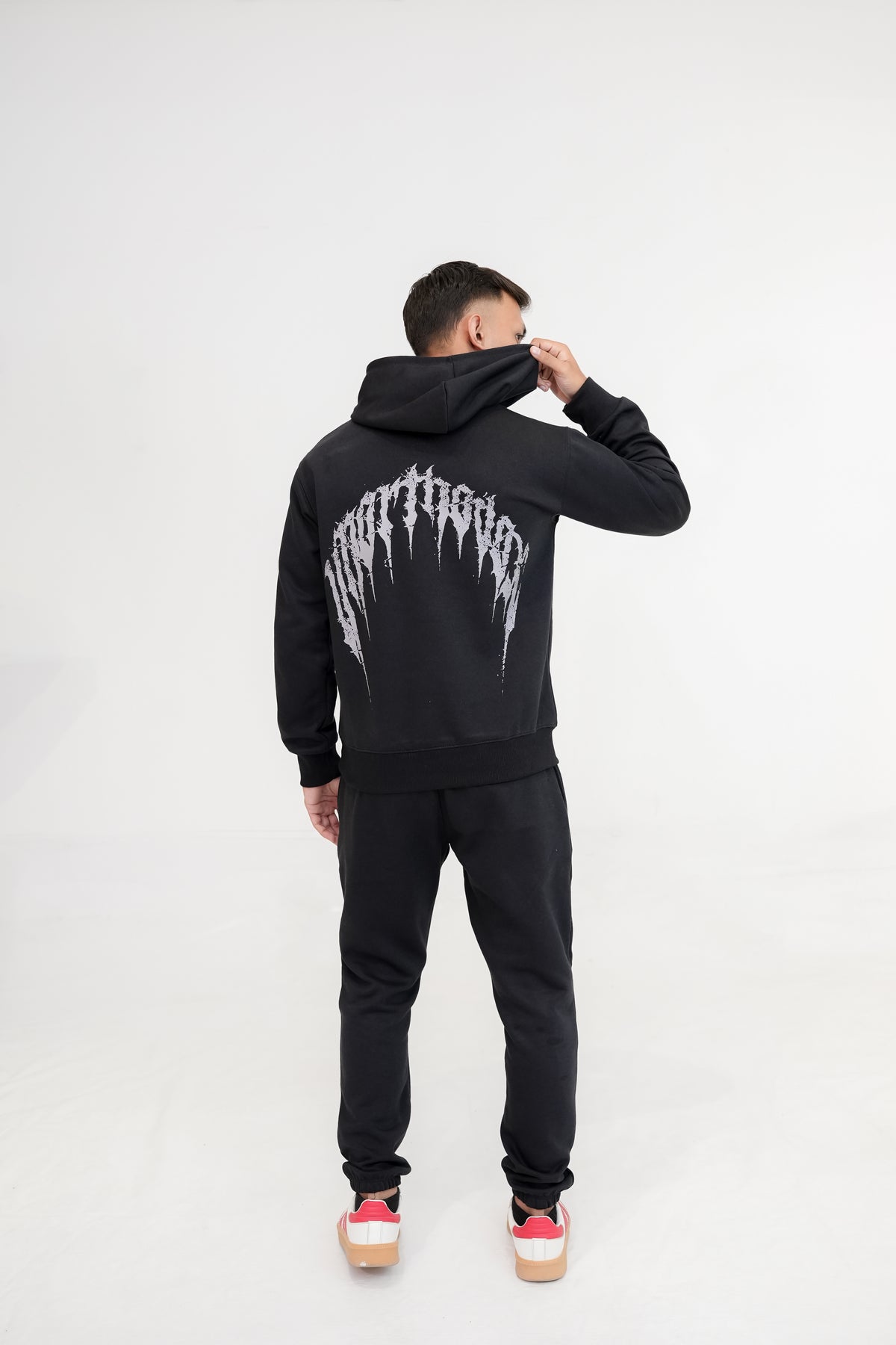 Printed All Black Twinset