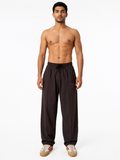 Dark Brown Baggy Trouser